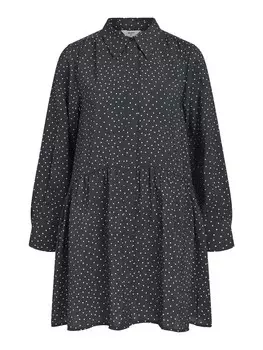 Платье-рубашка OBJECT, черный