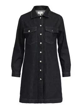 Платье-рубашка Object HARLOW, темно-синий