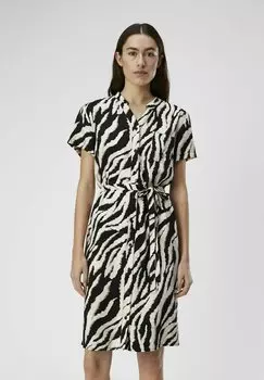 Платье-рубашка Object, крем