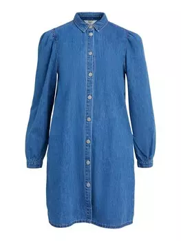 Платье-рубашка OBJECT OBJZandie, синий деним