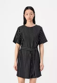 Платье-рубашка ONLANNY LIFE O NECK DRESS ONLY, черный
