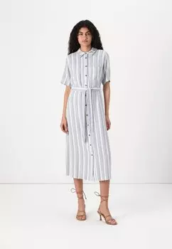 Платье-рубашка ONLCARO BELT DRESS ONLY, темно-синий