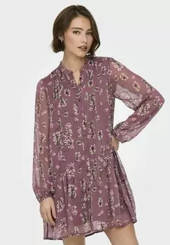 Платье-рубашка ONLEMILIE KURZES ONLY, цвет Rose Brown
