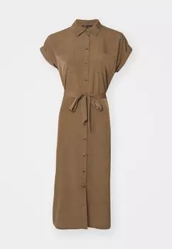 Платье-рубашка Onlhannover Shirt Dress ONLY, коричневый