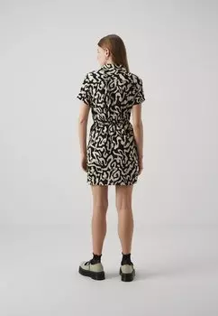 Платье-рубашка Onlnova Life Lux Ayla Shirt Dress ONLY, черный