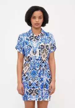 Платье-рубашка ONLNOVA LIFE VIS SHIRT DRESS ONLY Petite, синий