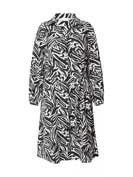 Платье-рубашка ONLY Carmakoma CARGraphie, черный