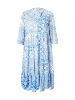 Платье-рубашка ONLY Carmakoma CARMilana, синий