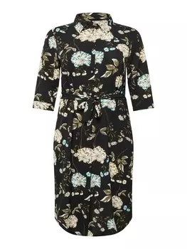 Платье-рубашка Only Carmakoma LUXMIE, черный