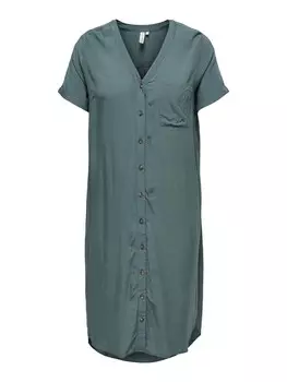 Платье-рубашка Only Carmakoma, синий