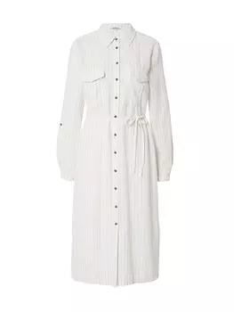 Платье рубашка ONLY Shirt Dress Caro, белый