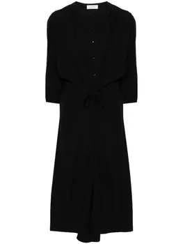 Платье-рубашка оверсайз LEMAIRE, черный