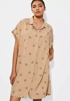 Платье-рубашка PARFOIS, бежевый