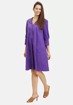 Платье-рубашка PATTE DE BOUTONNAGE Vera Mont, фиолетовый