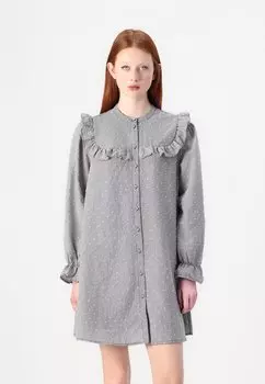 Платье-рубашка PCJENNYA DRESS Pieces, черный