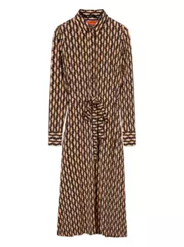 Платье-рубашка Perry Street с поясом La DoubleJ, синий