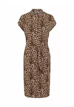 Платье-рубашка Pieces, черный