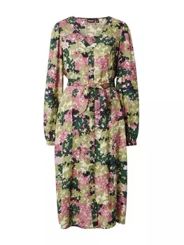 Платье-рубашка Pieces JASMIN, цвет Green/Olive