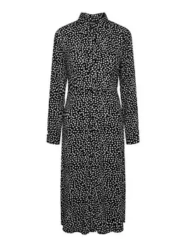 Платье-рубашка Pieces NOVA, черный