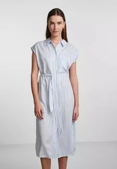 Платье-рубашка Pieces PCKORAH, цвет airy blue