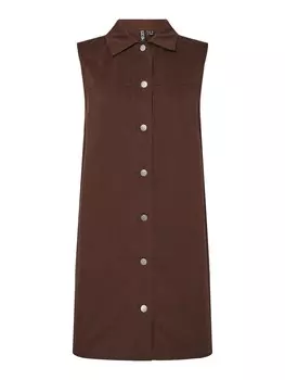 Платье-рубашка PIECES PCNynne, коричневый
