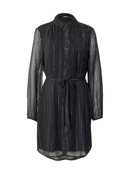 Платье-рубашка PIECES PCPATRICIA, черный