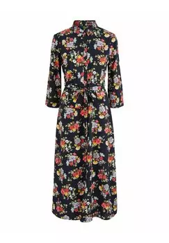 Платье-рубашка Pieces, темно-синий