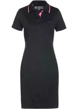 Платье-рубашка поло Bpc Selection, черный