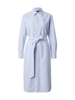 Платье рубашка Polo Ralph Lauren Shirt Dress CORY, пыльно-голубой