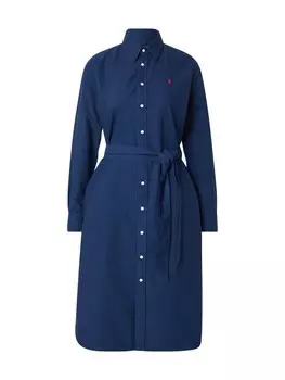 Платье рубашка Polo Ralph Lauren Shirt Dress CORY, темно-синий
