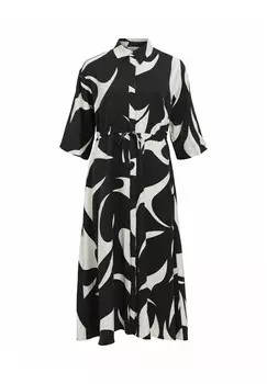 Платье-рубашка PRINT Object, черный