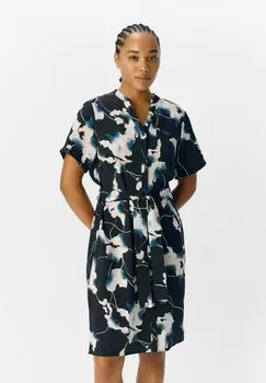 Платье-рубашка PRINT Object, черный