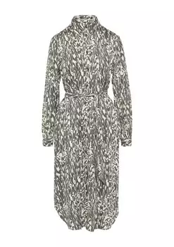 Платье-рубашка QS, бежевый