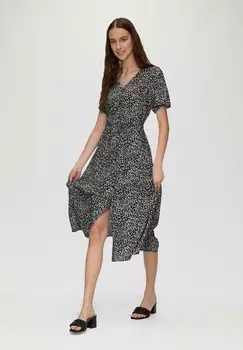 Платье-рубашка QS, черный