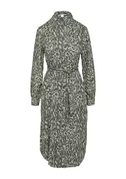 Платье-рубашка QS, цвет Green/Dark green