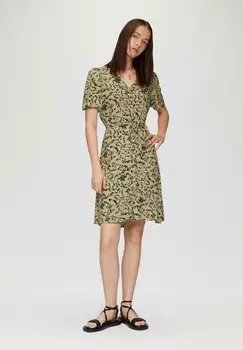 Платье-рубашка QS, зеленый