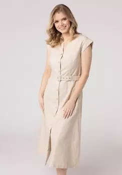 Платье-рубашка QUIOSQUE, бежевый