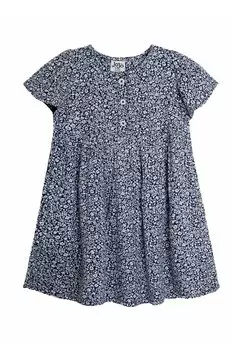 Платье-рубашка REGULAR FIT - DITSY FLORAL BUTTON FRONT CLASSIC JoJo Maman Bb, синий