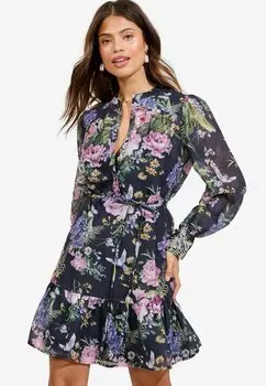 Платье-рубашка REGULAR FIT-FLORAL Lipsy, синий