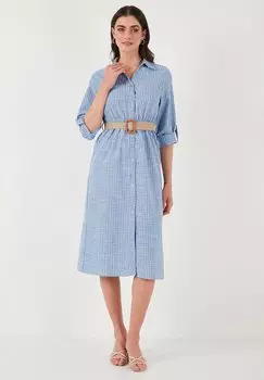 Платье-рубашка REGULAR FIT LELA, синий