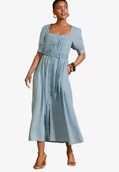 Платье-рубашка REGULAR FIT Love & Roses, синий