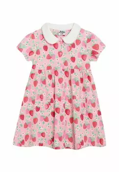 Платье-рубашка REGULAR FIT - PETER PAN COLLAR BUTTON FRONT JoJo Maman Bb, фуксия