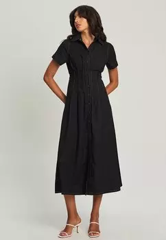 Платье-рубашка REUX, черный