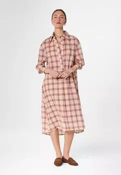 Платье-рубашка Rodier, красный