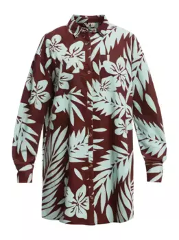 Платье-рубашка Roxy "Sunset Memories", шоколадный