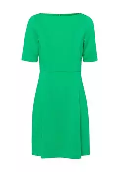 Платье-рубашка, рукав до половины, на молнии, для женщин zero, цвет Bright Green