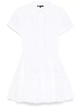 Платье-рубашка с английской вышивкой Maje, белый