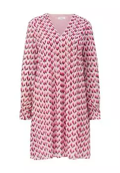 Платье-рубашка с длинными рукавами для женщин s.Oliver BLACK LABEL, цвет Lilac Pink