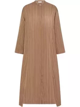 Платье-рубашка с длинными рукавами Rosetta Getty, коричневый