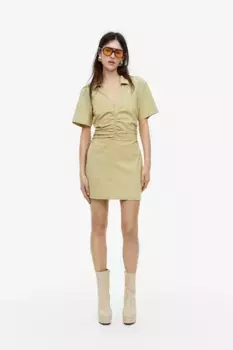 Платье-рубашка с комплектами H&M, зеленый